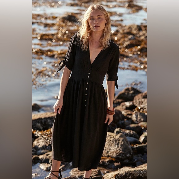 Free People Love of My Life Midi Dress - Picture 3 of 5